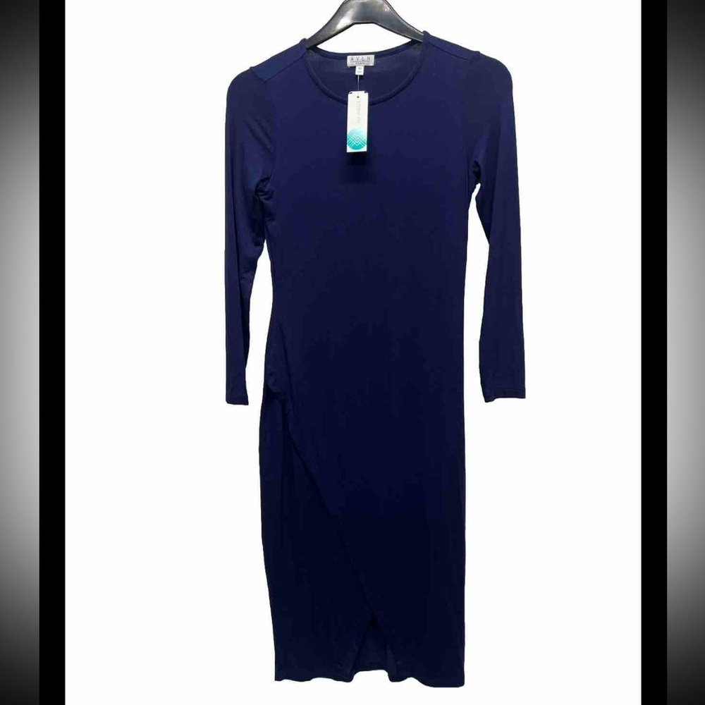 AVLN Studio Stitch Fix Serafina Navy MIDI Dress XS